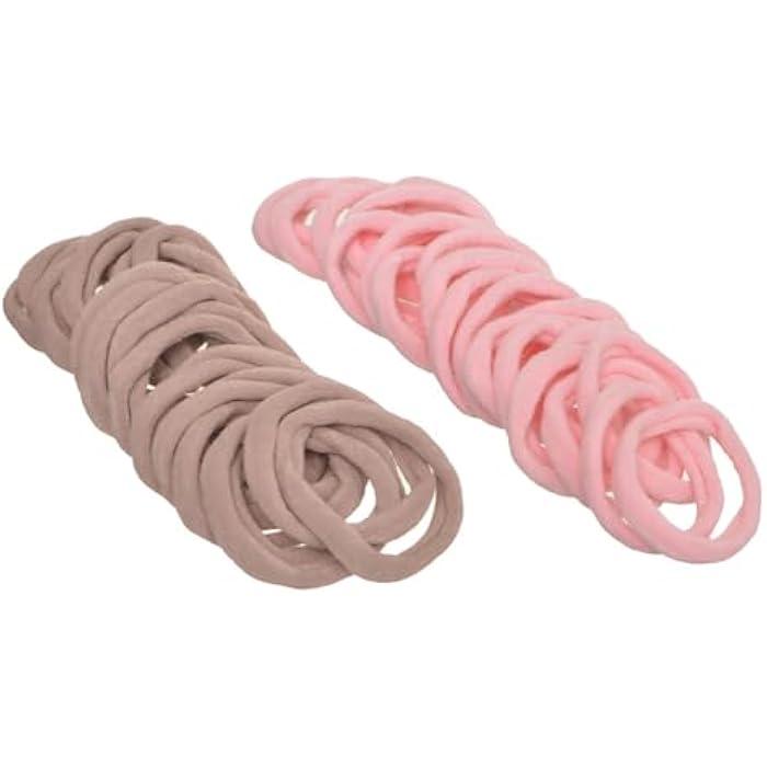 Astik 50 Piece Big Size Girls Hair Tuck Set, Pink and Cashmere, DR-A-2CL-53 - Image 1
